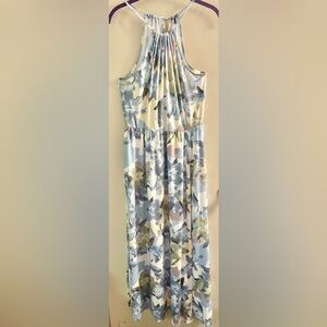 Faux Wrap Sundress. Marked as SIZE Large.         Estimated more as SIZE MEDIUM